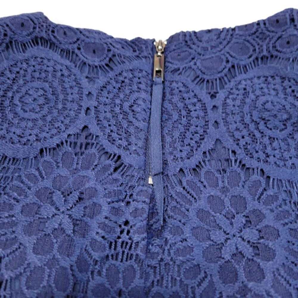 Laundry by Shelli Segal Los Angeles Dress Size 4 A-Line Floral Lace Dress Lined - Picture 6 of 7